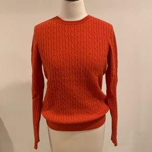 Brooks Brothers Orange Cashmere Sweater